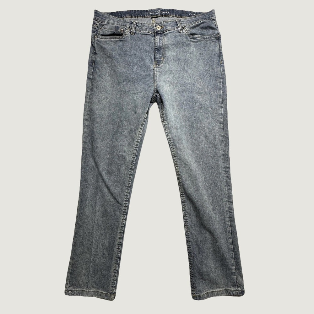 Eddie Bauer Jeans Mens 38x32 Blue Slim Fit Stretch Denim EM32JN403P Medium Wash